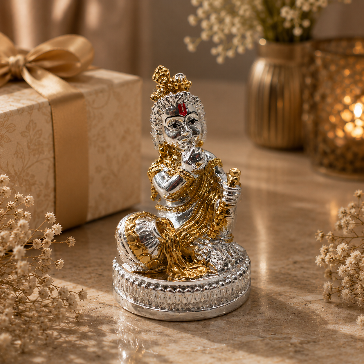 Silver Laddu Gopal Ji